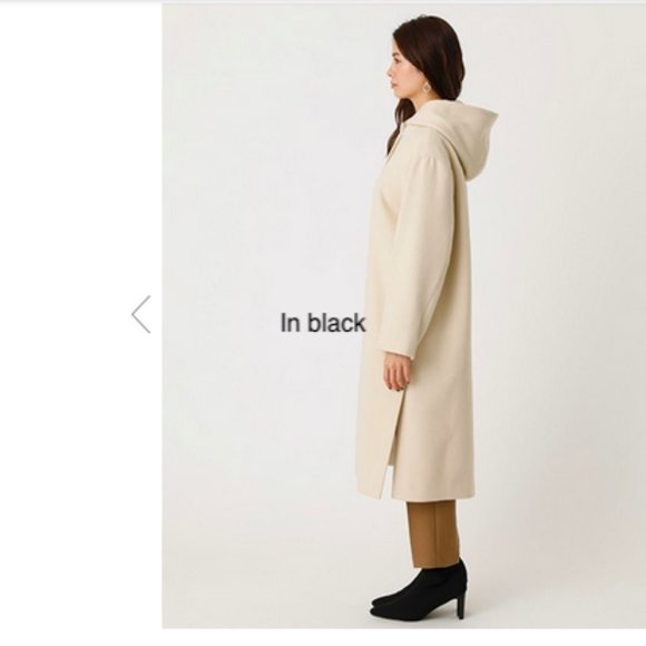 BNWT Azul by Moussy Black coat with hood - Picture 7 of 9